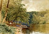 Alfred Thompson Bricher Famous Paintings - Rowboats for Hire